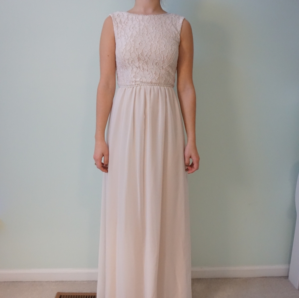 Blush Floor Length Dress